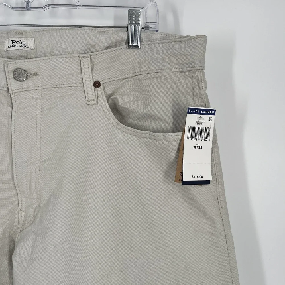 NEW Polo Ralph Lauren Men's Slim‎ Straight Stretch Sateen Five-Pocket Pants